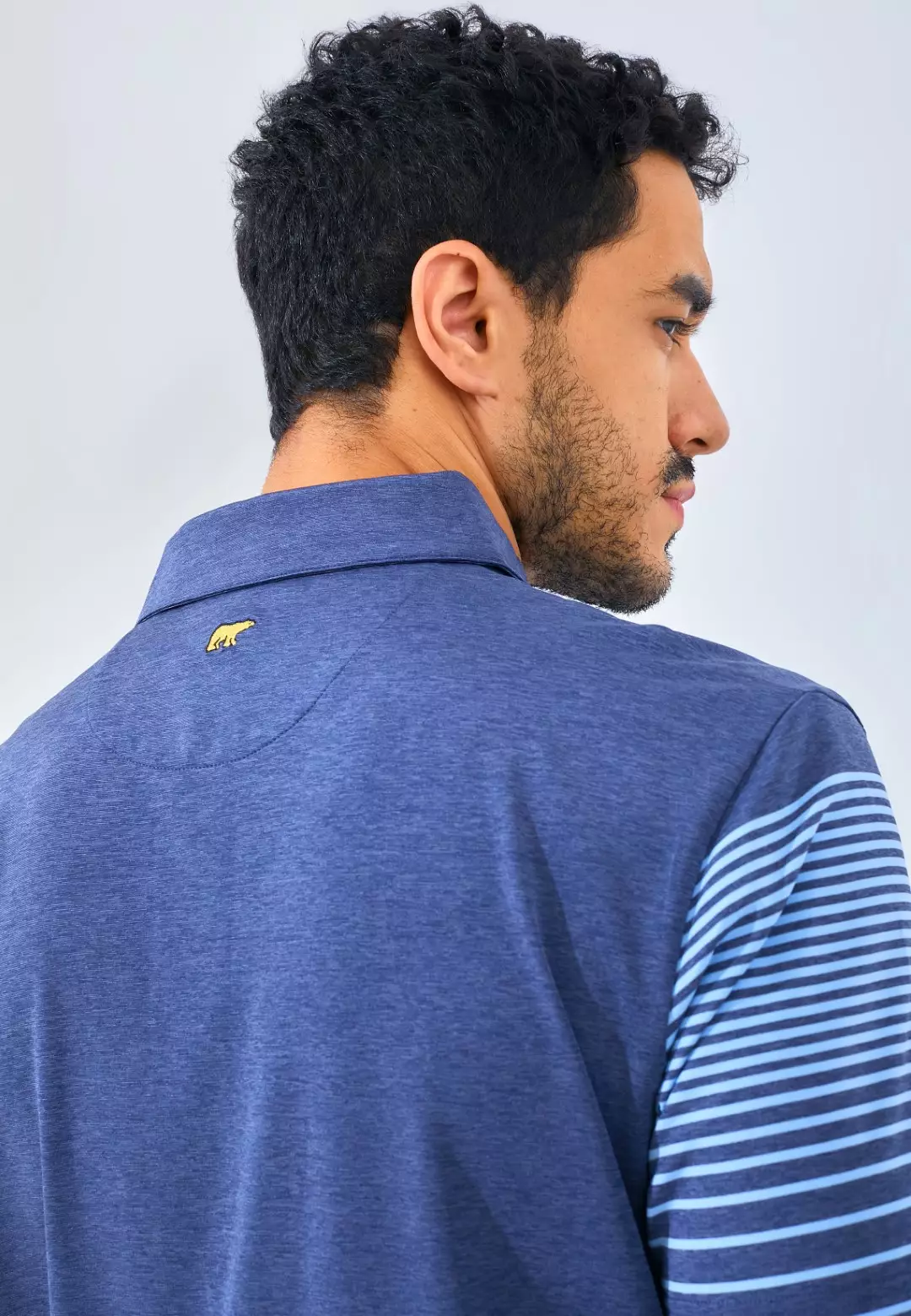 Jack Nicklaus Monreale Premium Fine Chest Stripe Polo Regular Fit Classic Navy