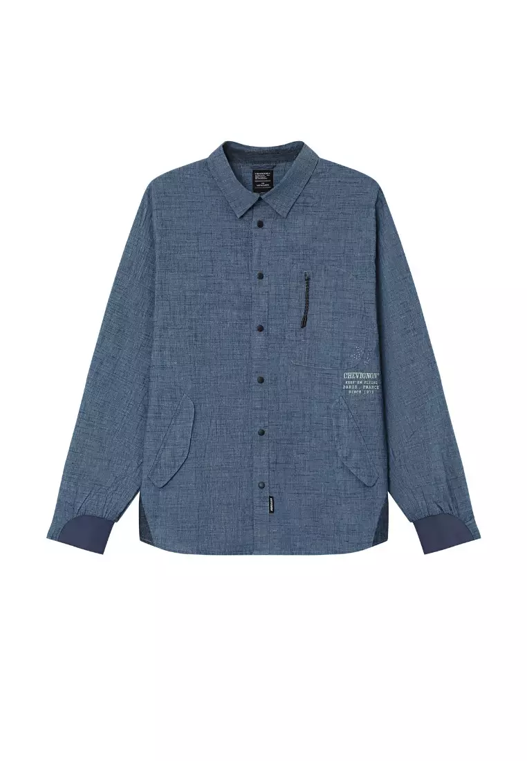 Men's Outdoor Chambray Utility Shirt