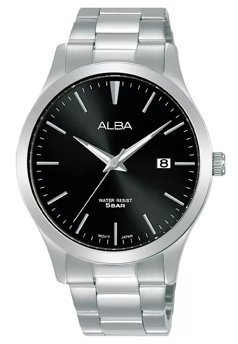 Alba - Jam Tangan Analog Pria - Silver - Stainless Steel Bracelet - AS9M35X1