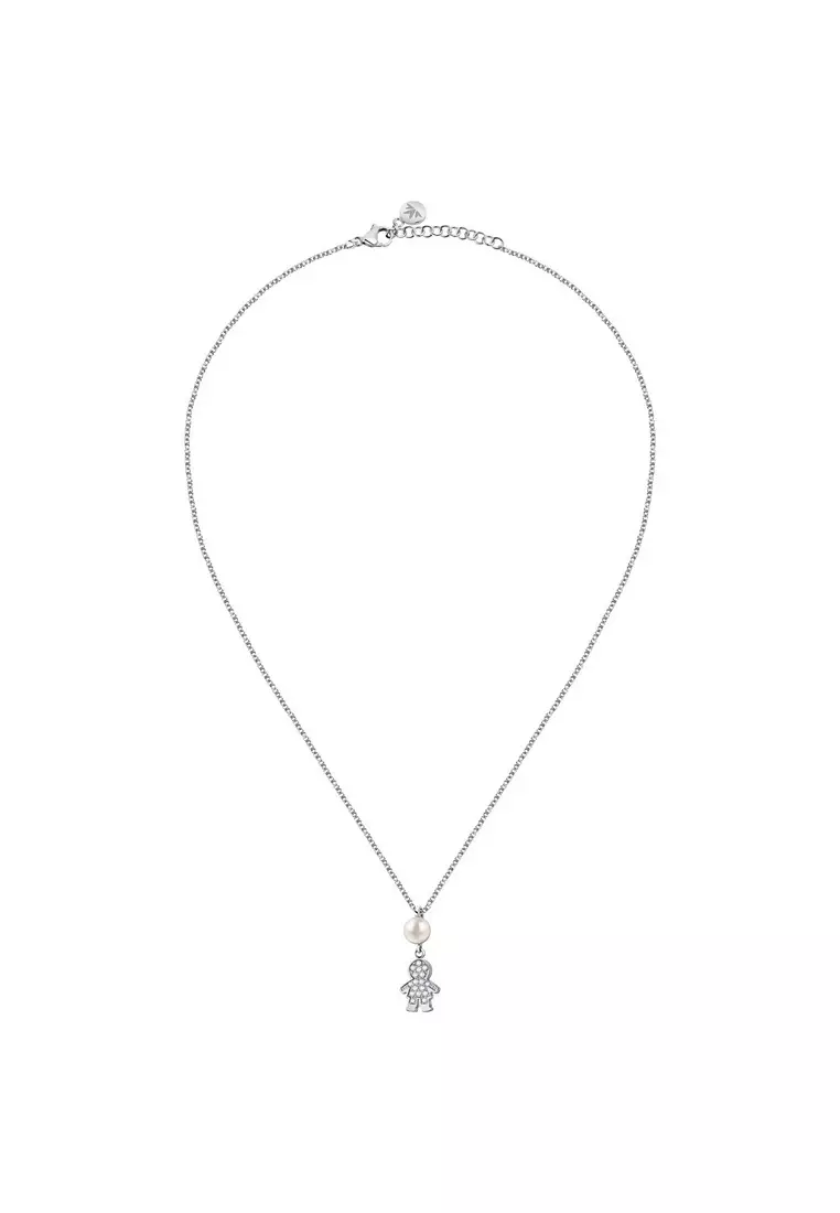 Morellato Perla Collection 38+4cm Women's 925 Silver Necklace SAER45