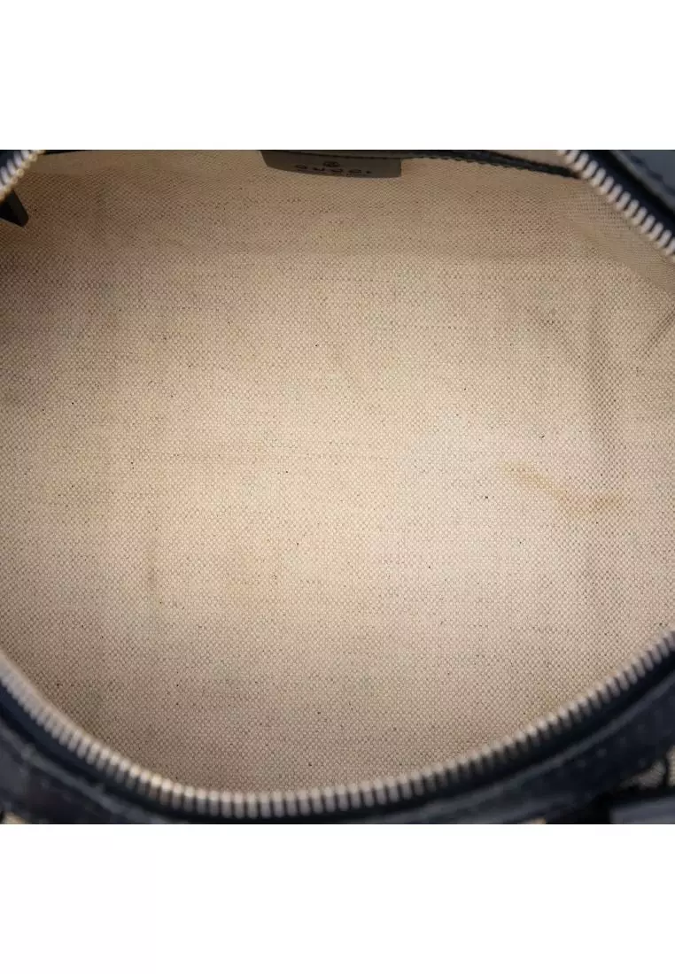 Pre-Loved Gucci Small Gg Canvas Web Joy Boston Bag