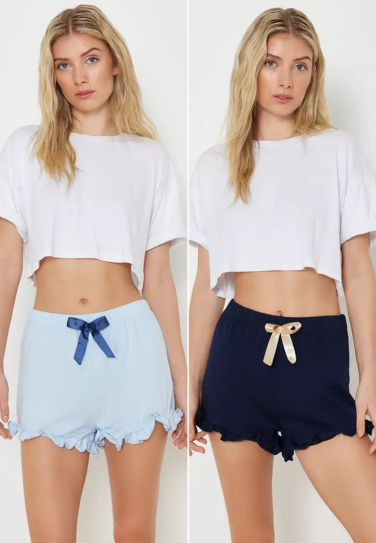 Frill Pyjama Shorts 2-Pack