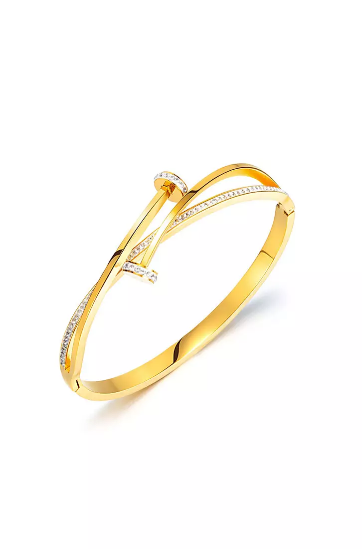 Gold nail bangle shop