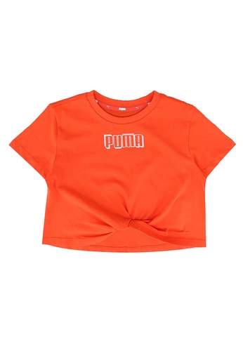 PUMA orange [NEW] PUMA Alpha Knotted Youth Female Tee 0E062KA6957B3DGS_1