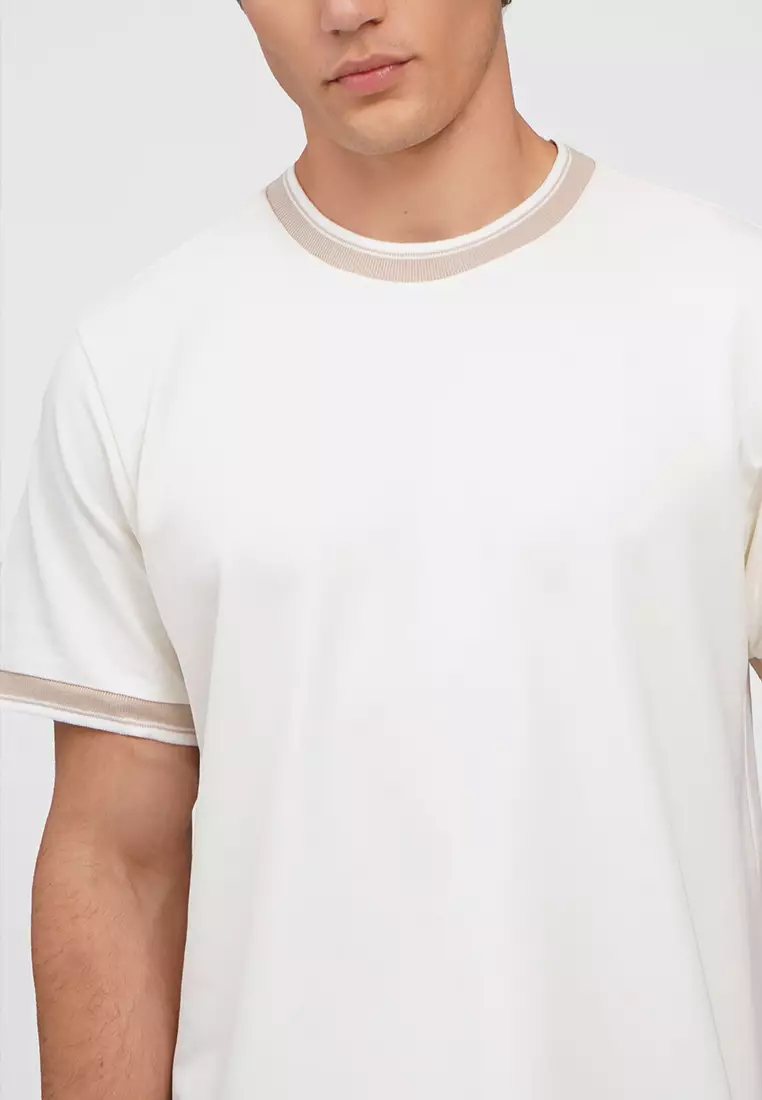 Buy MEMO Regular Fit Ringer T-Shirt 2024 Online | ZALORA Philippines