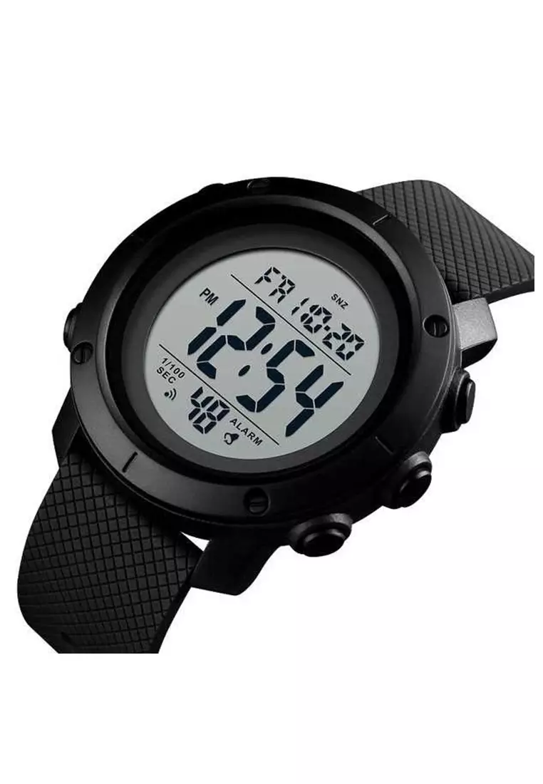 Jam Tangan Sporty Digital Pria Waterproof Strap Tali Material Silicone BH56 ORIGINAL