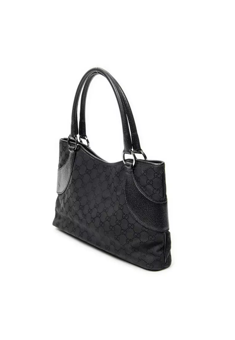 Pre-Loved Horizontal Jacquard Tote