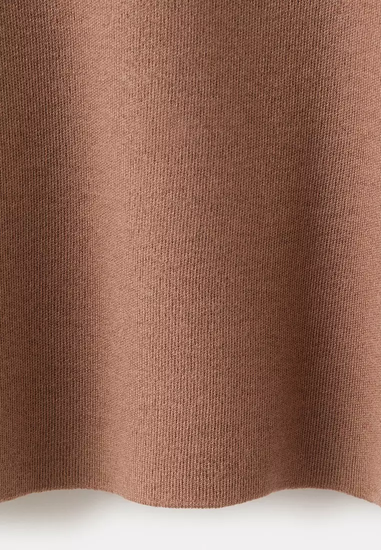 Round-Neck Knitted Sweater