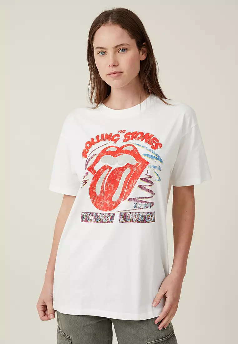 Rolling stones t hotsell shirt cotton on