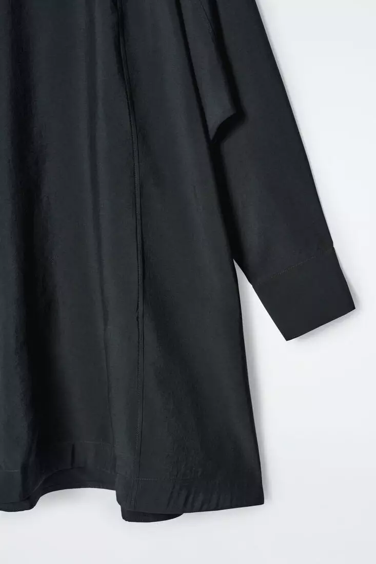 BATWING-SLEEVE MINI DRESS