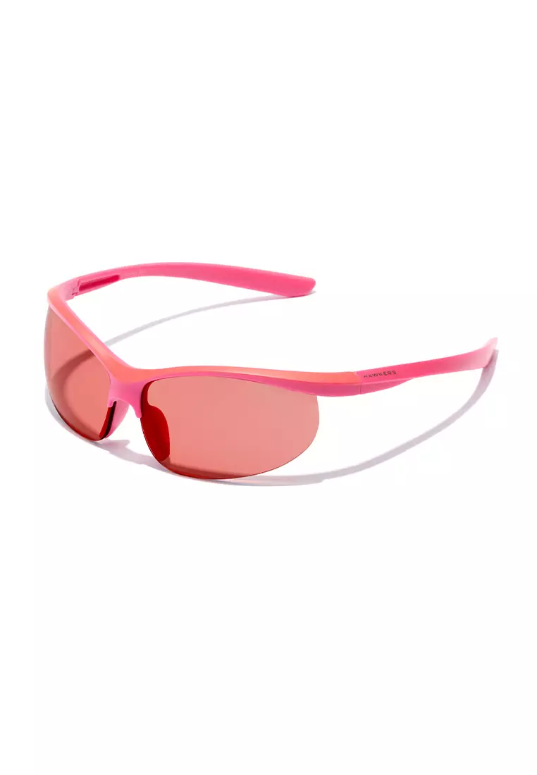 HAWKERS Pink Salmon Radiante Sunglasses For Women, Female. Official Product Designed In Spain