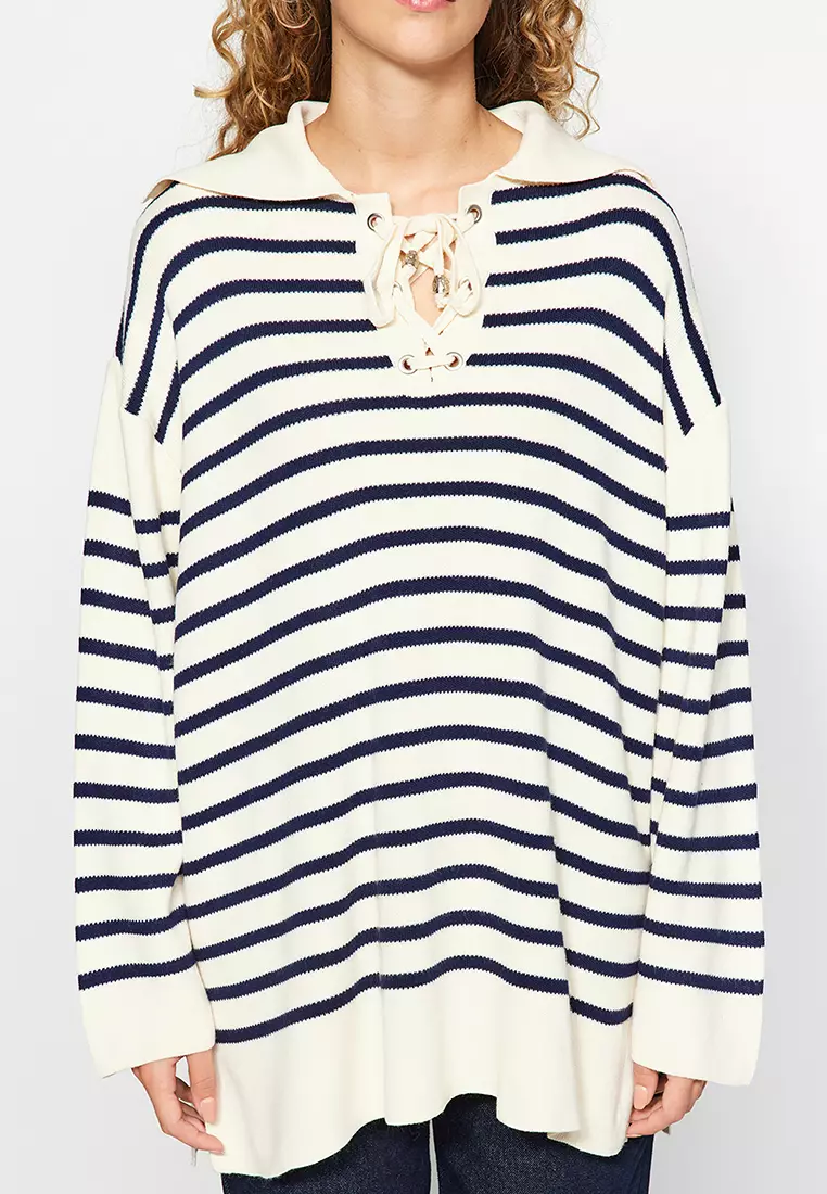 Striped Knitted Sweater
