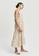 The Fated beige Rosie Tiered Dress 44BA9AA944C948GS_2