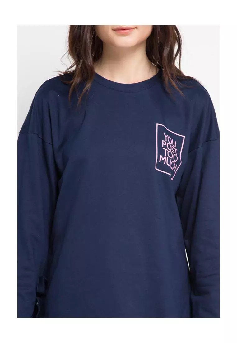 Sweater Wanita Fingle Navy