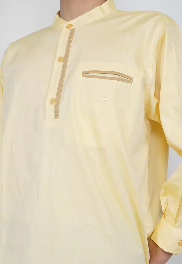 Crocodile KIDS KOKO | Kemeja Koko Katun Lengan Panjang Anak 0282