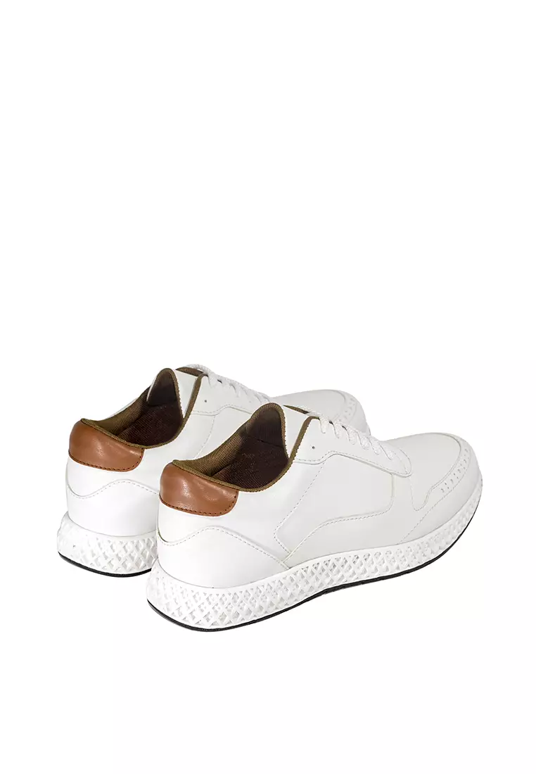 Garreth White Sneaker Shoes