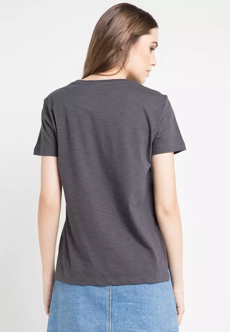 Kaos Wanita Travel Grey