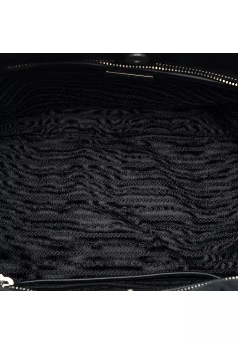 Pre-Loved Prada Impuntu Tessuto Chain Tote