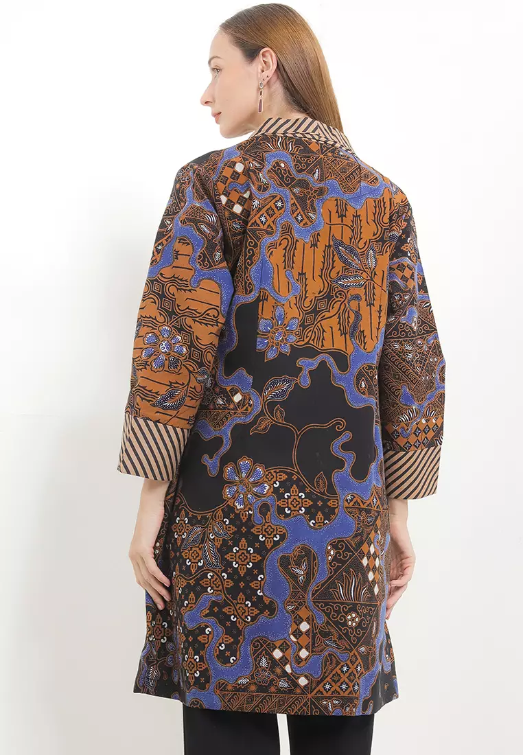 Afraa Outer Tunik Batik Tanahan Modern Gradasi Series
