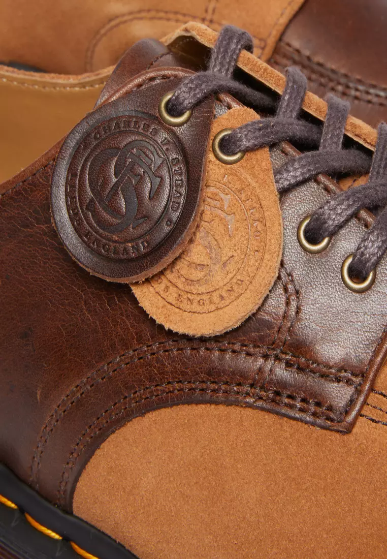 2046 Regency Calf Repello Suede Brown Shoes Men