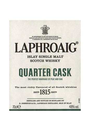 Cornerstone Wines Laphroaig Quarter Cask Whisky 0.70l 1DA25ES69F94D9GS_1