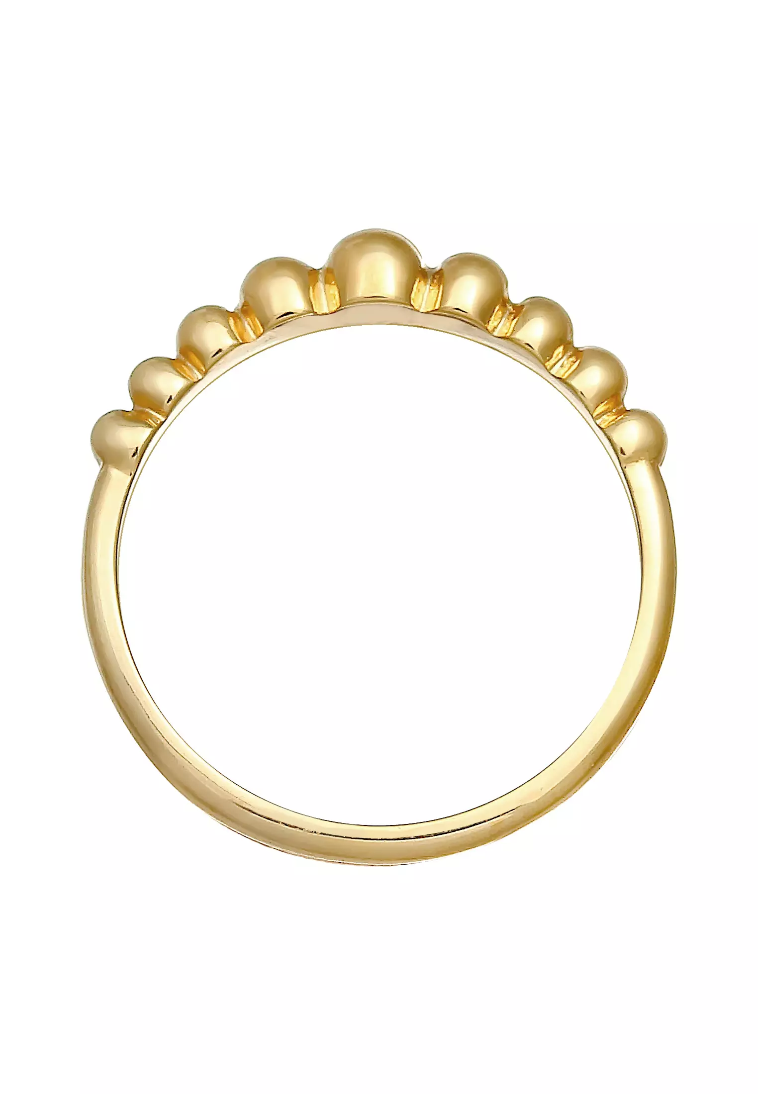 Ring Stacking Ball Dots Optics Blogger Trend Gold Plated