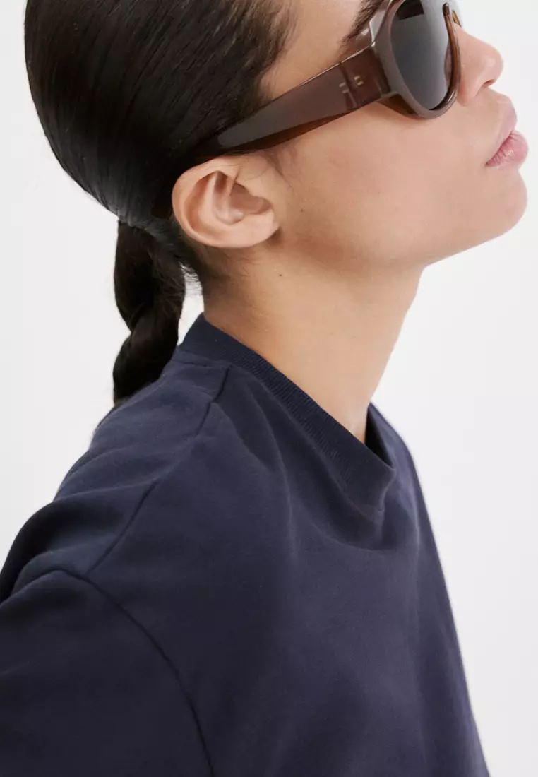 Buy Mango Cotton T-Shirt 2026 Online | ZALORA