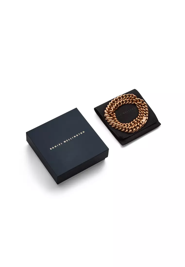 Chunky Chain Necklace Rose Gold - Unisex Necklace for women and men stainless steel Necklace DW Official Authentic Original