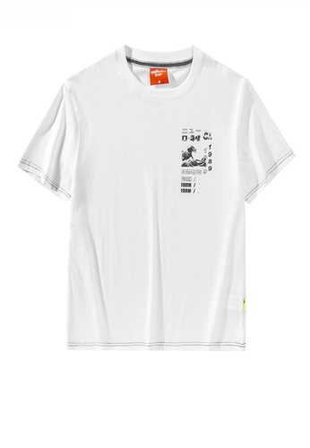 HAPPY FRIDAYS white Trend Printed Short T-shirt NPH-SH283 26880AAC6FA9A9GS_1