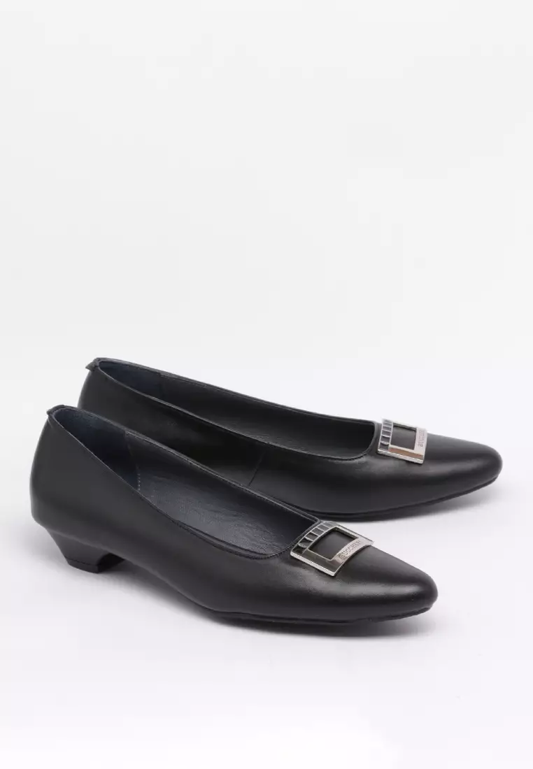 Buccheri Sanna Flat Shoes Wanita Black