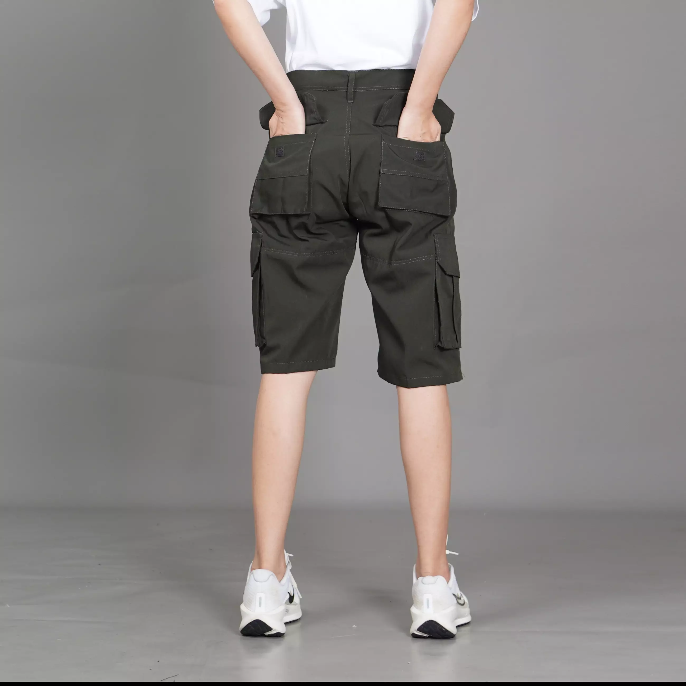  CHARLEY Celana Pendek Cargo Wanita Cargo Pants Wanita - ARMY