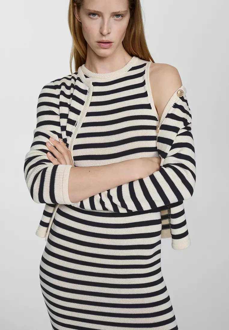 mango knit midi dress Knit midi dress
