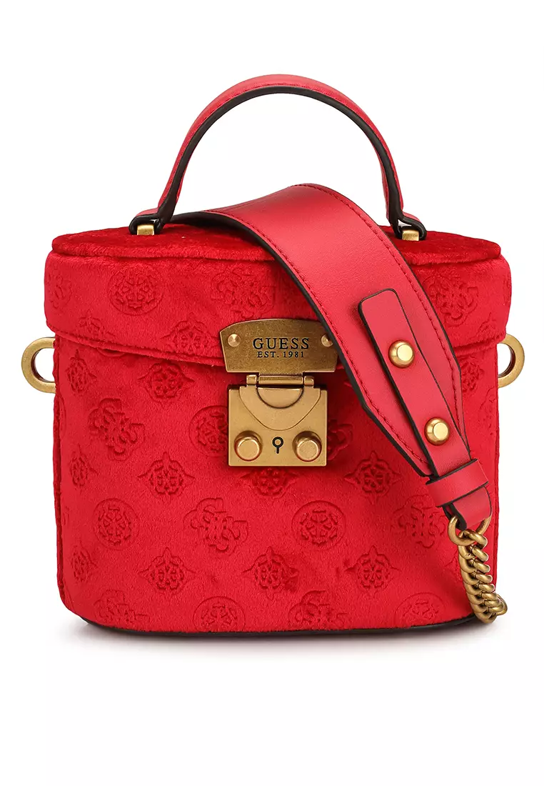 Red 2024 guess purse