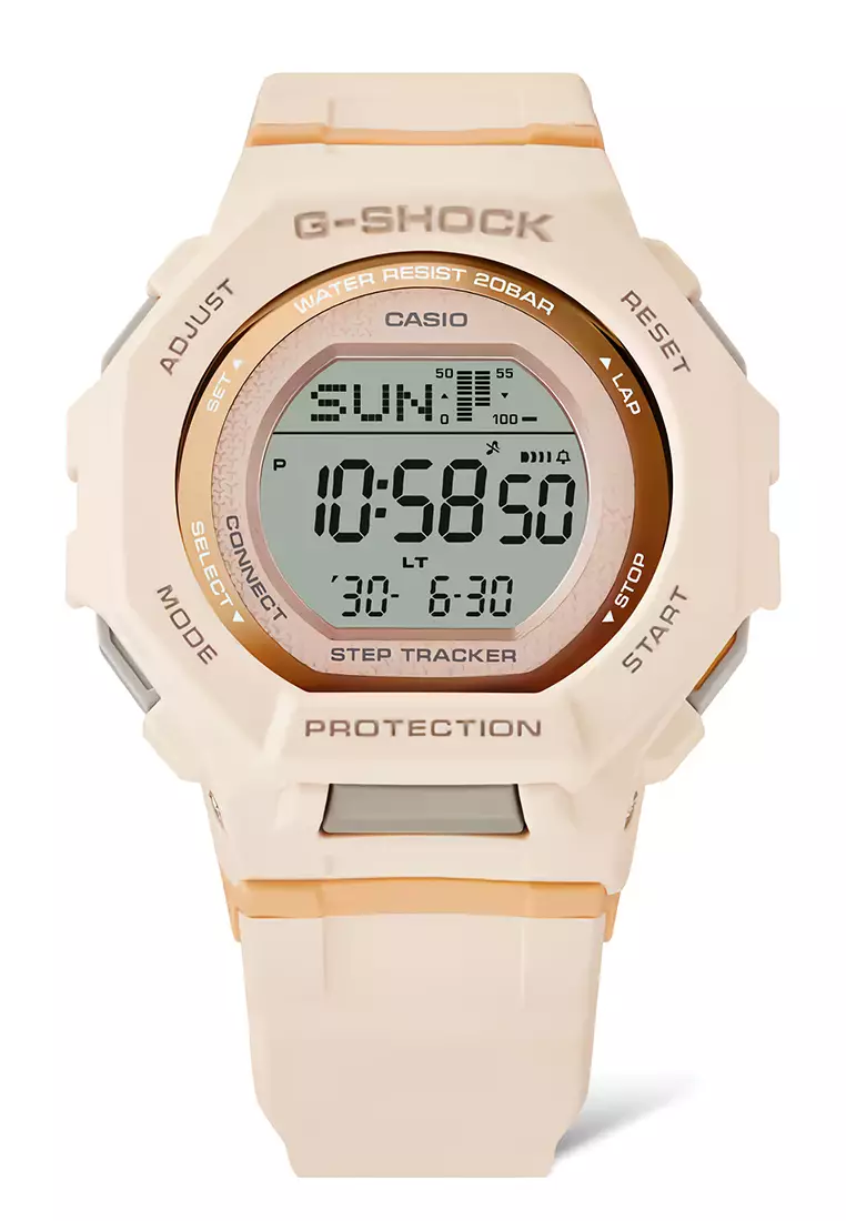 Casio G-Shock Jam Tangan Digital Wanita - Rosegold Resin Band - GMD-B300-4D
