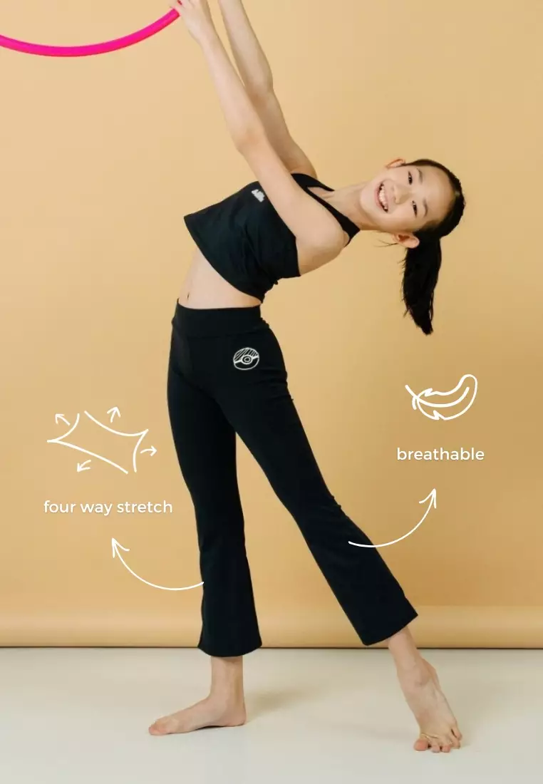 Pokémon Highwaist Flare Pants - Coral