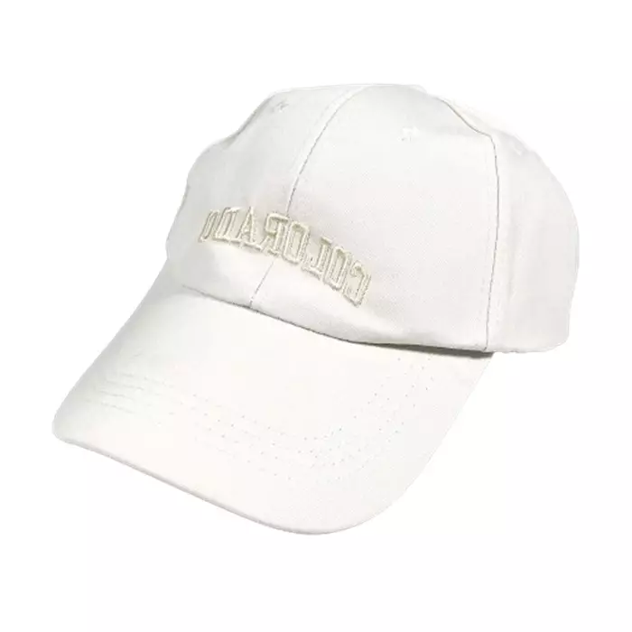 Topi Baseball Cap Bordir 3D Casual Style Colorado ORIGINAL - White