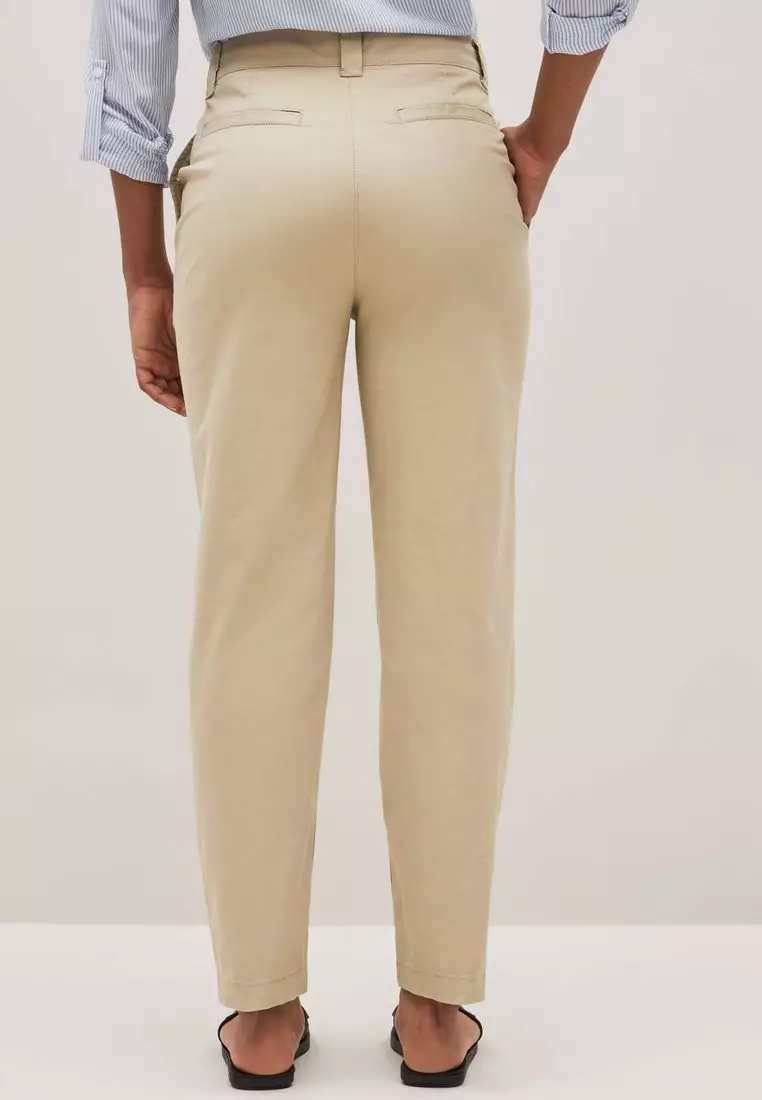 Next white cropped on sale trousers