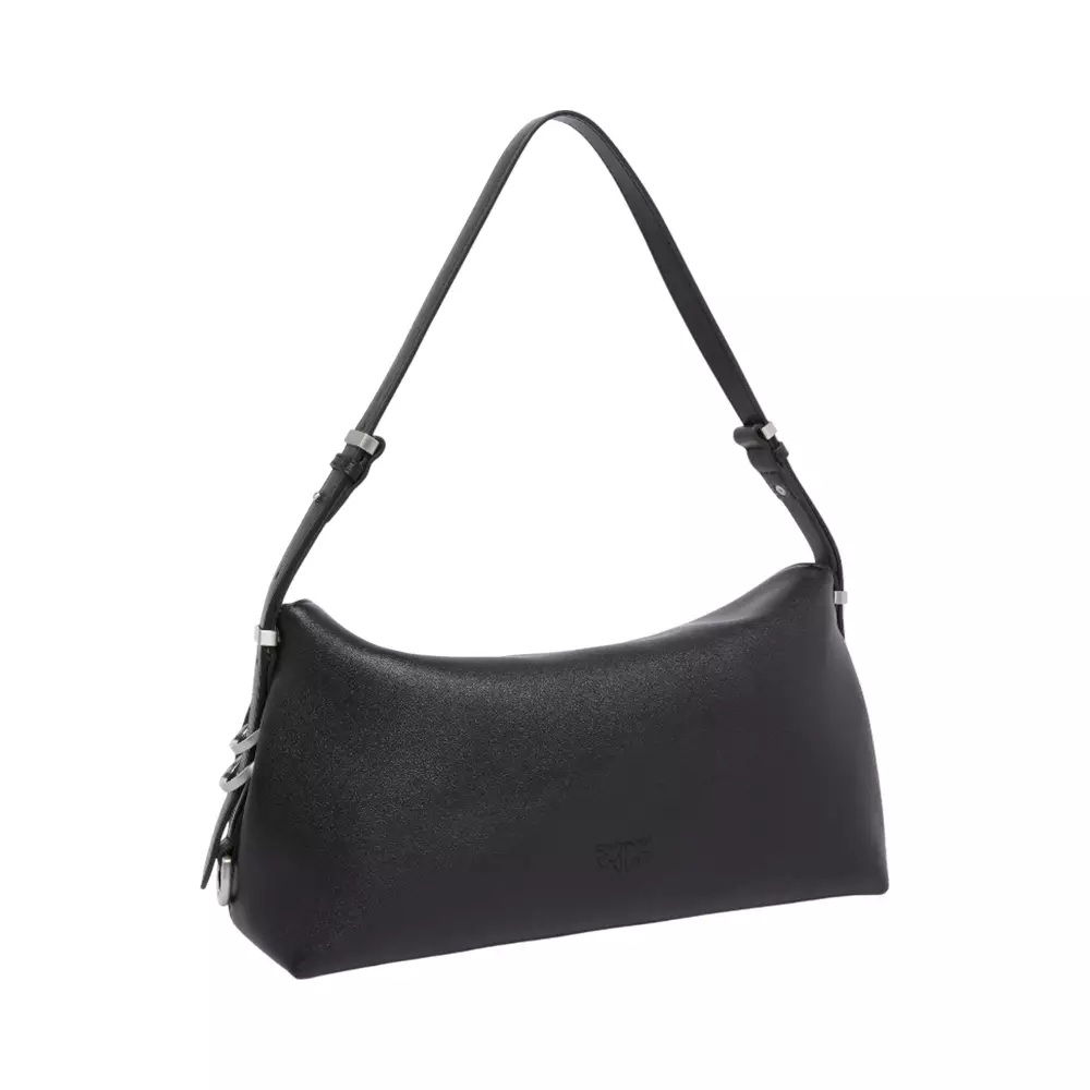 New Saddle Baguette Shoulder Bag Black Shw