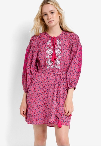 Ditsy Smock Dress - Topshop Malaysia