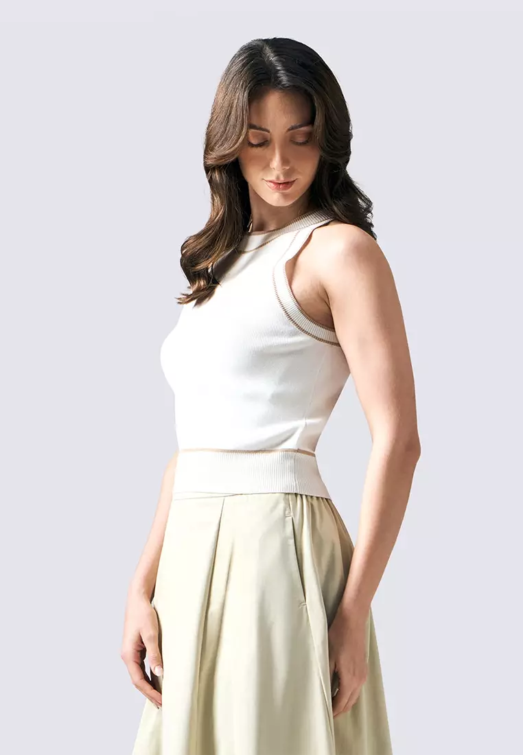 Halter Top with Tipping