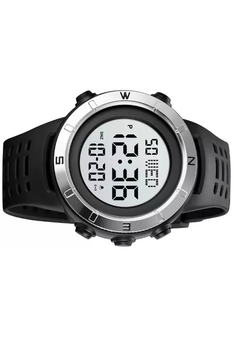 Jam Tangan Digital Pria Waterproof Many Function Strap Tali Material PU Silicone IR36 ORIGINAL