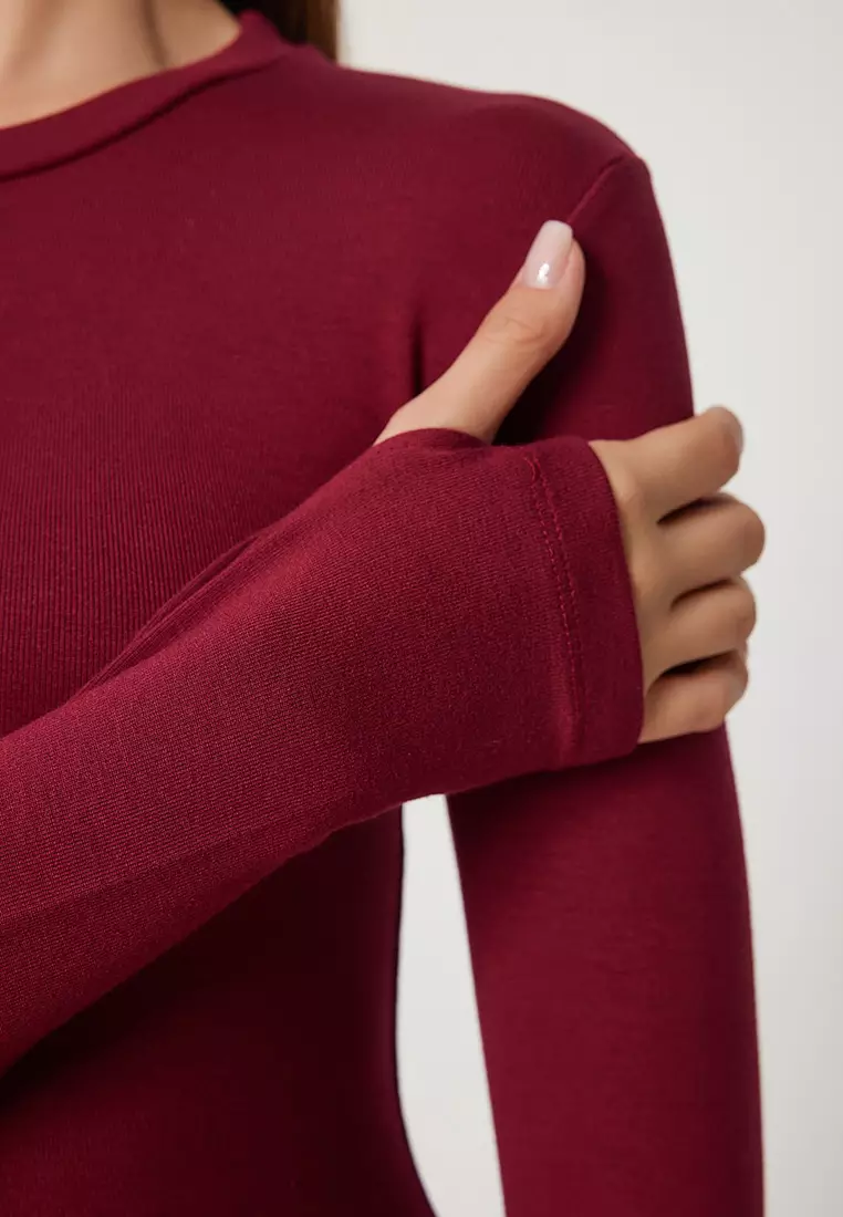 Crew Neck Long Sleeves Top 2-Pack