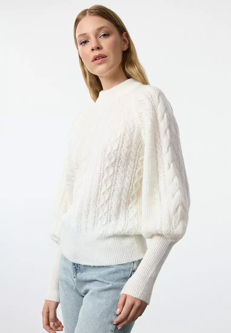 Hair Braided Sweater