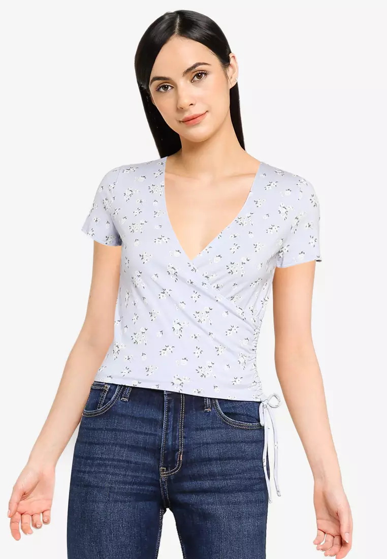 Hollister clearance wrap top