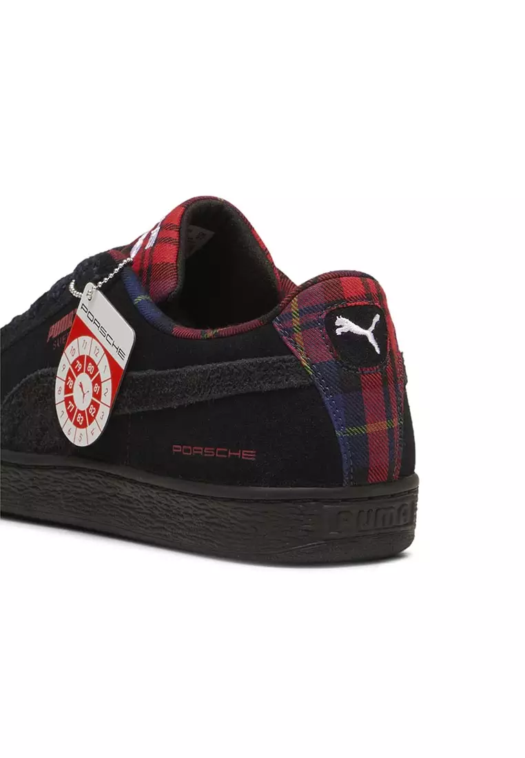 Puma clyde red buffalo plaid sales