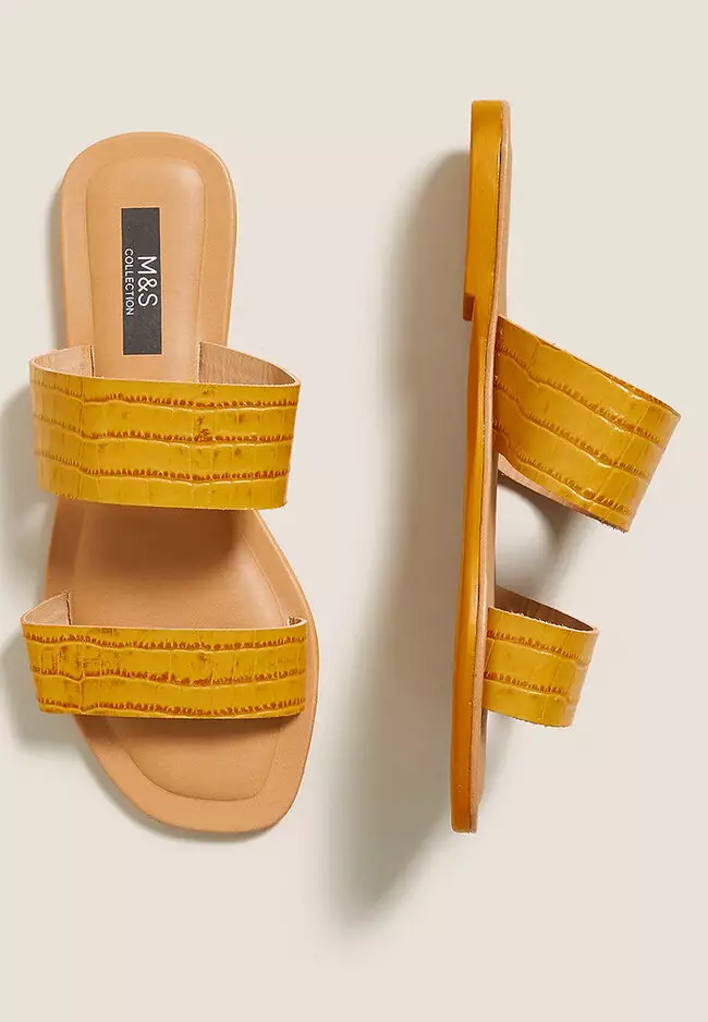 Marks and spencer yellow sale sandals