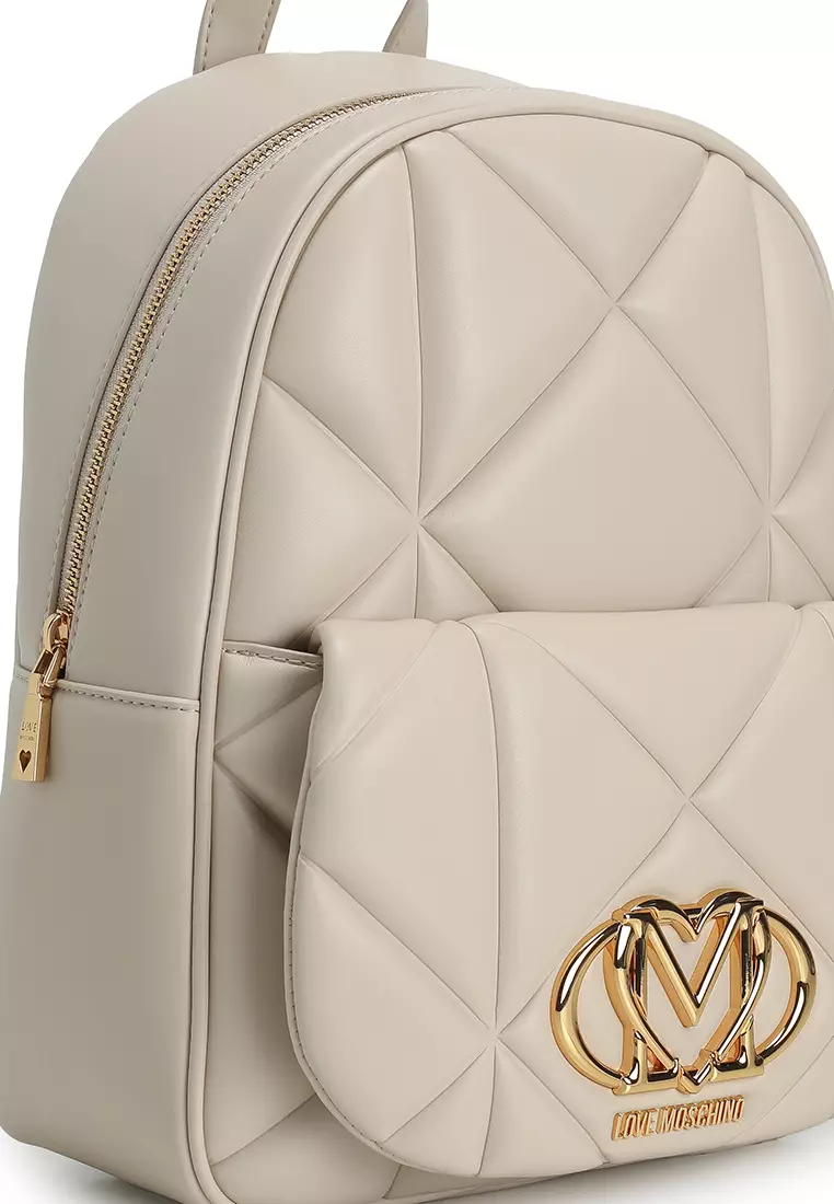 Embossed Quilted Backpack (nt)