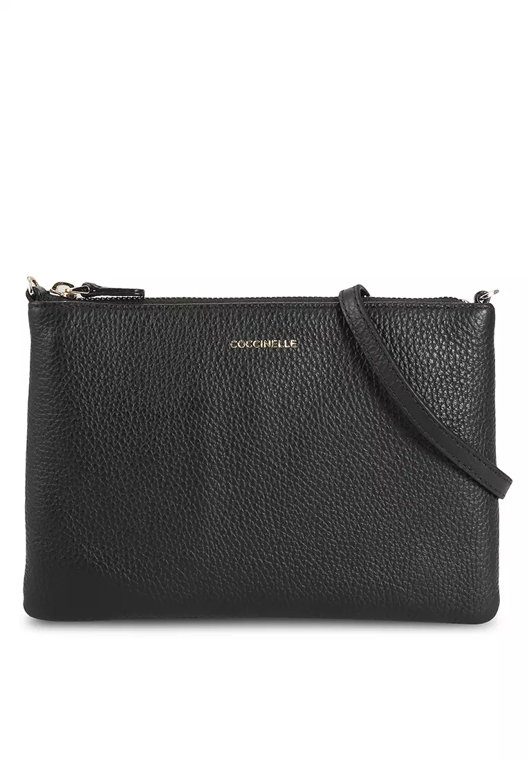 Coccinelle black sale crossbody bag