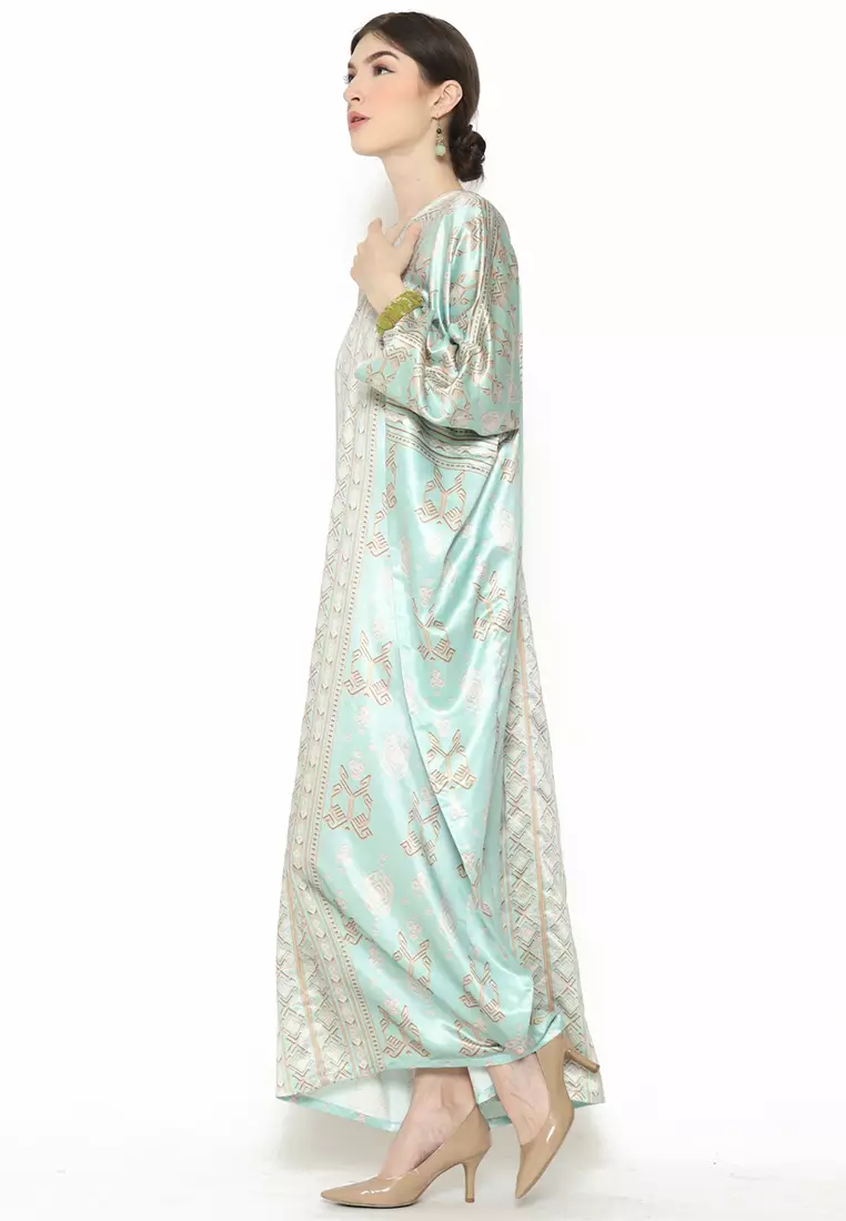 Kanzi Exclusive Long Sleeve Songket Kaftan