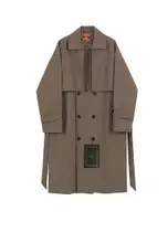 Buy HAPPY FRIDAYS Thin Double Breasted Trench Coat MYQ8350 2026